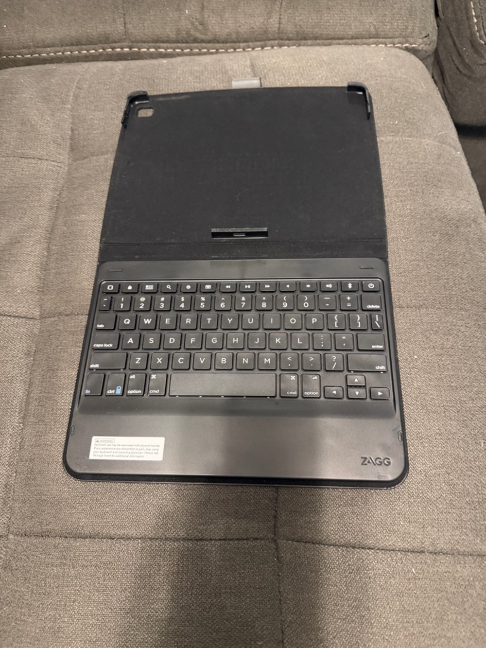 Black Bluetooth iPad case